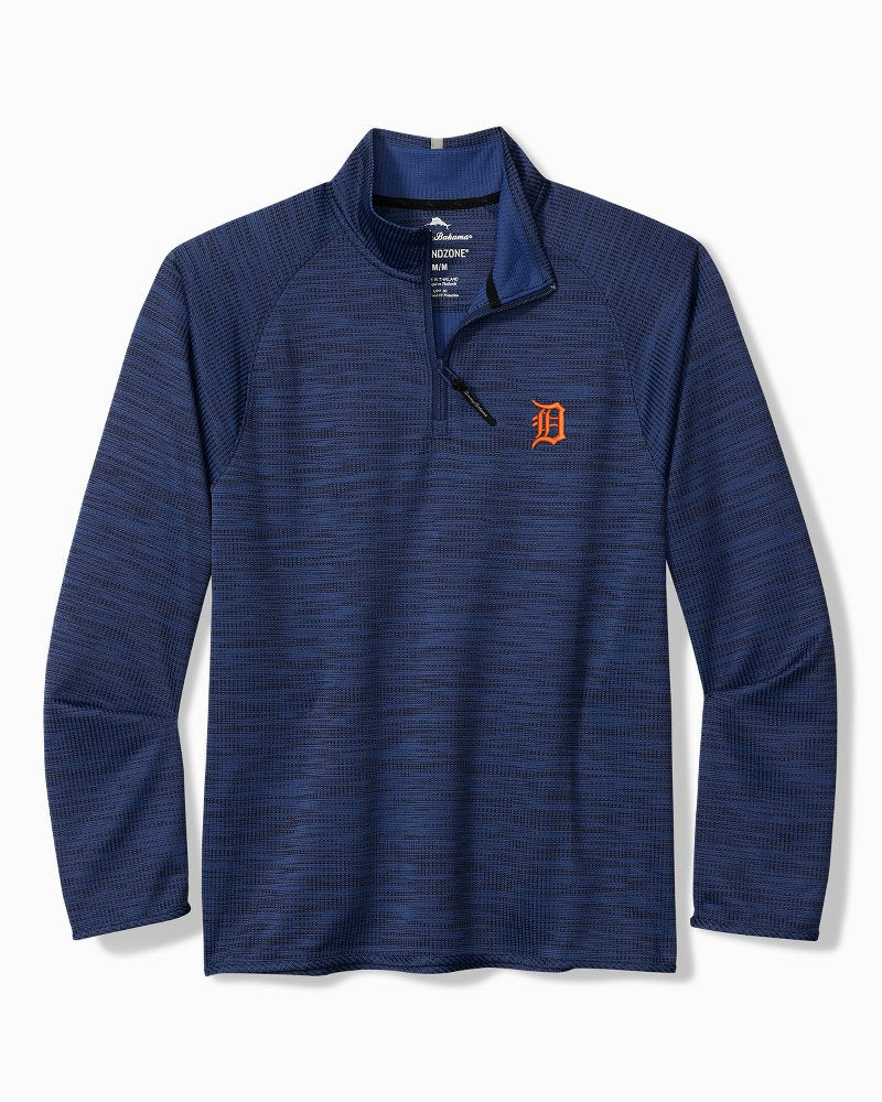MLB Palm Pro Half-Zip IslandZone Sweatshirt - detroit_tigers