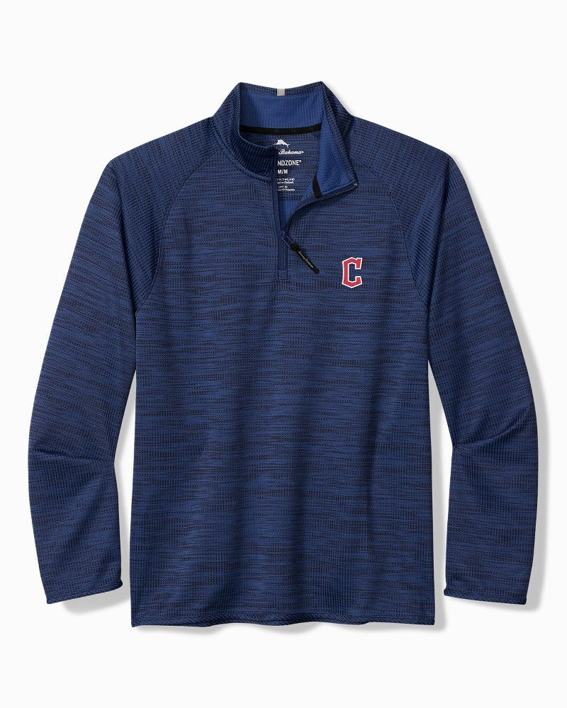 MLB Palm Pro Half-Zip IslandZone Sweatshirt - cleveland_guardians