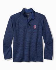 MLB Palm Pro Half-Zip IslandZone Sweatshirt - cleveland_guardians
