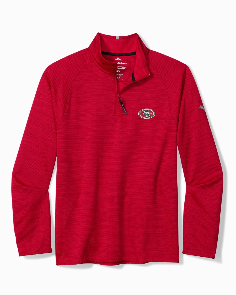 NFL Palm Pro Half-Zip IslandZone Sweatshirt - san_francisco_49ers