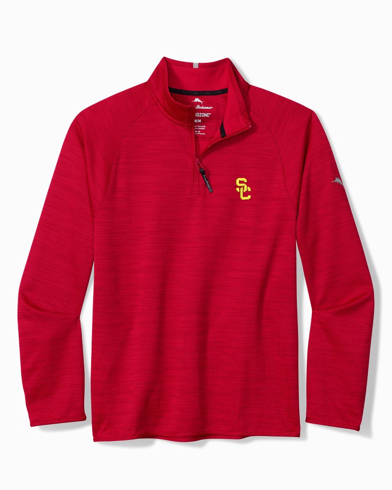 Collegiate Palm Pro Half-Zip IslandZone Sweatshirt - USC