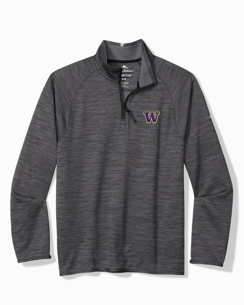 Collegiate Palm Pro Half-Zip IslandZone Sweatshirt - washington