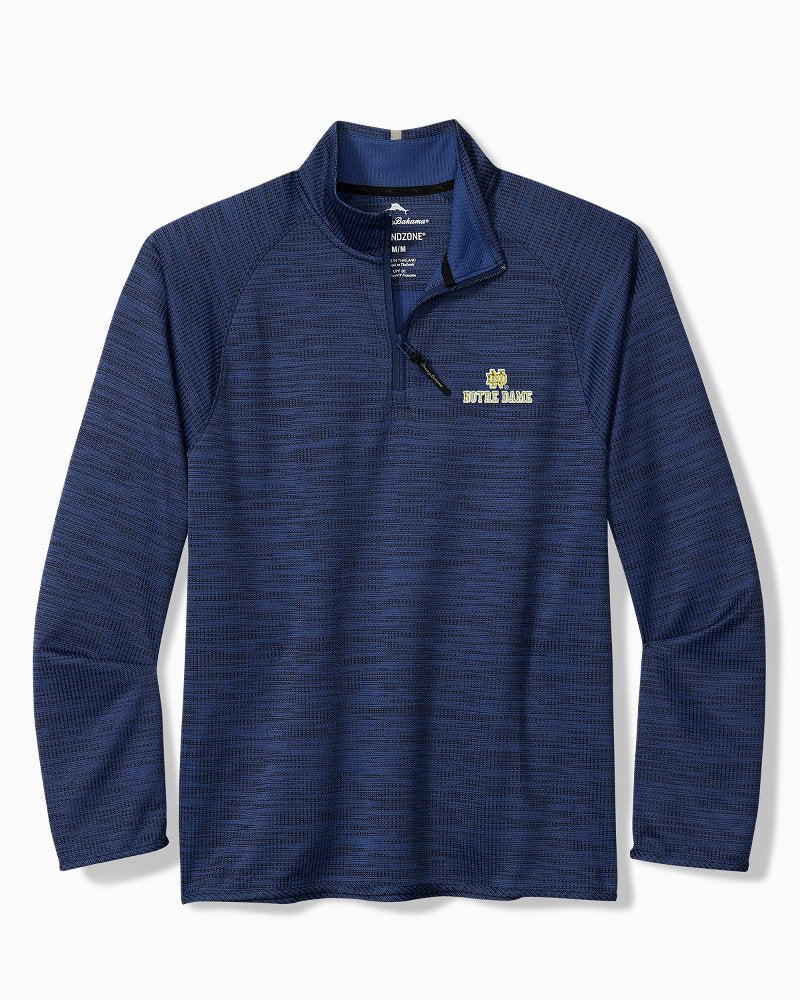 Collegiate Palm Pro Half-Zip IslandZone Sweatshirt - notre_dame