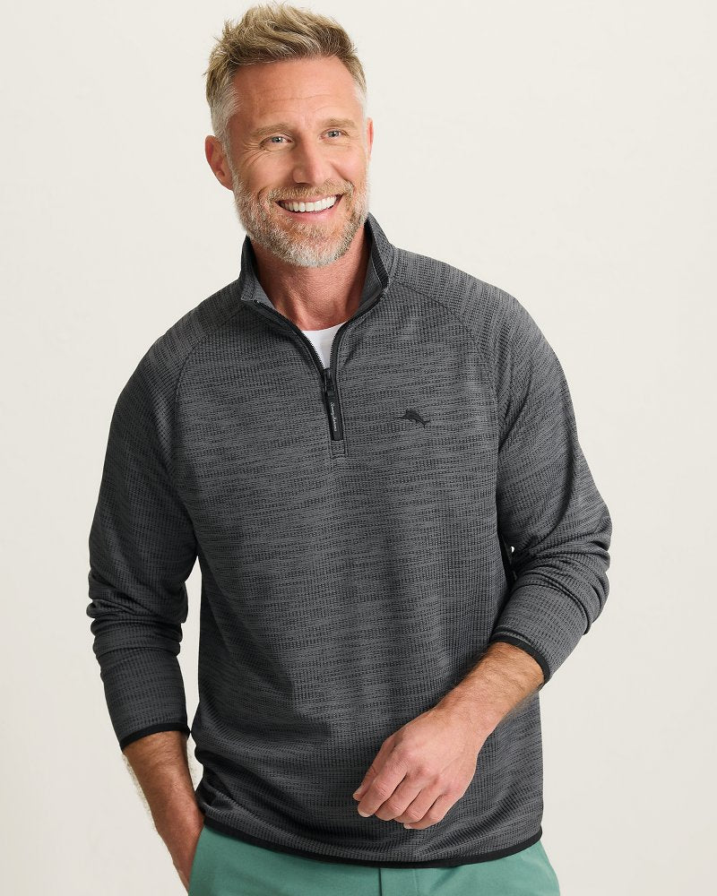 Palm Pro Half-Zip IslandZone Sweatshirt - Black