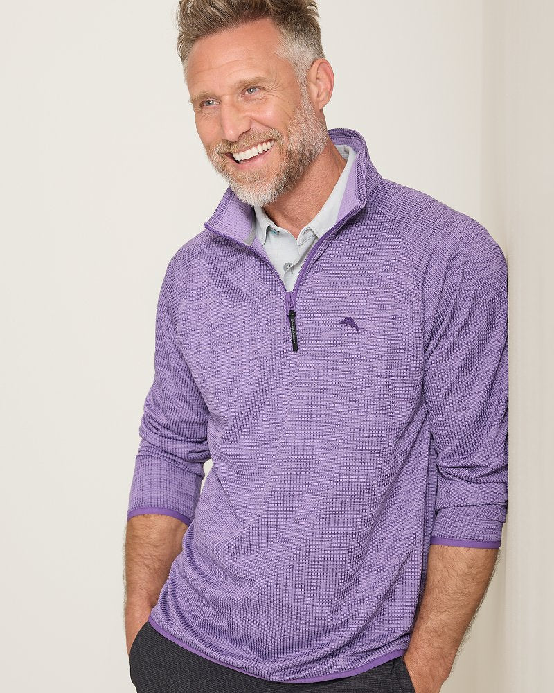 Palm Pro Half-Zip IslandZone Sweatshirt - Rich Amethyst