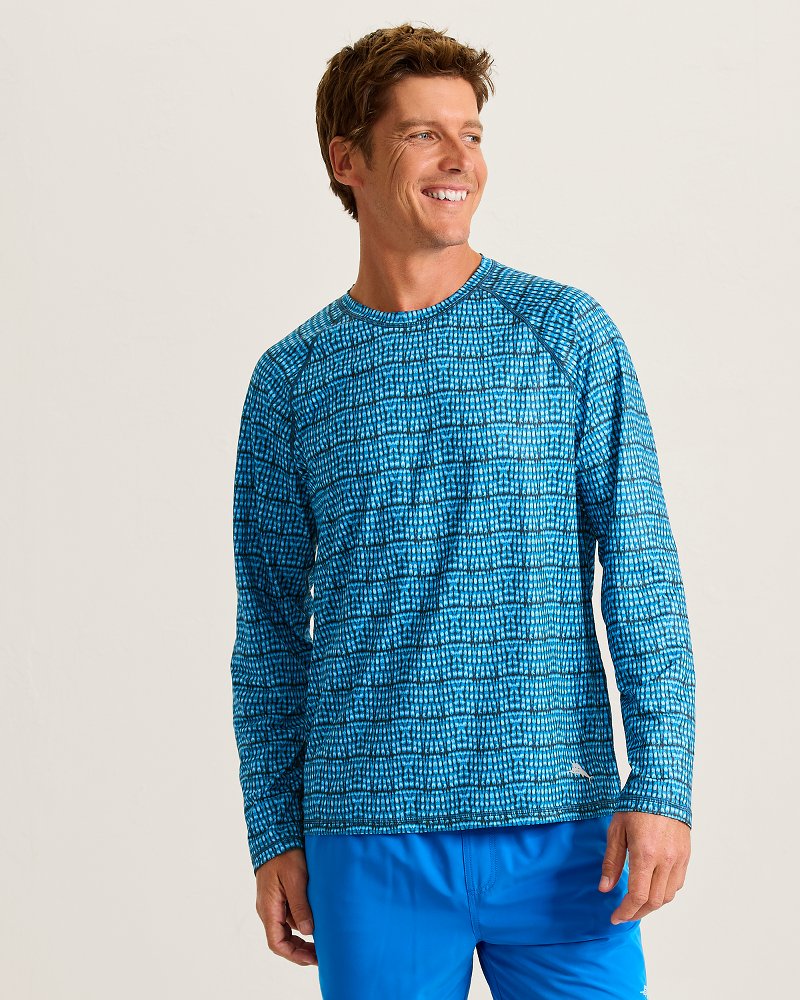 Tidal Dye Crew Long-Sleeve IslandZone Shirt - Starry Night