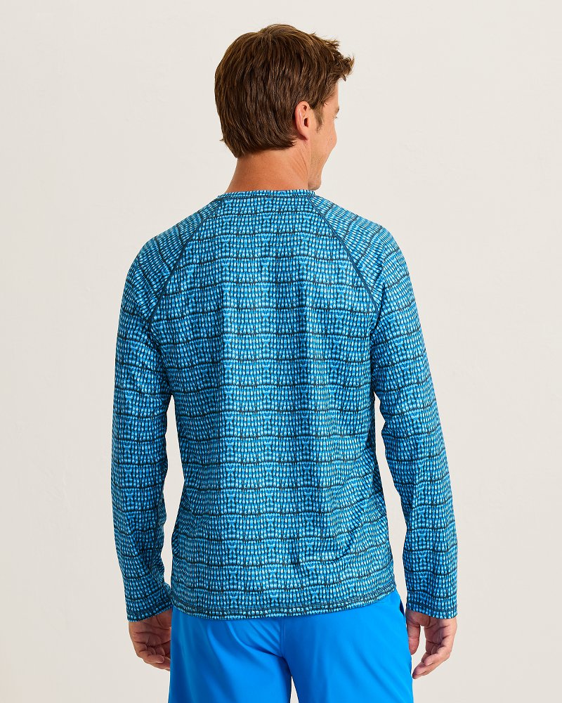 Tidal Dye Crew Long-Sleeve IslandZone Shirt - Starry Night