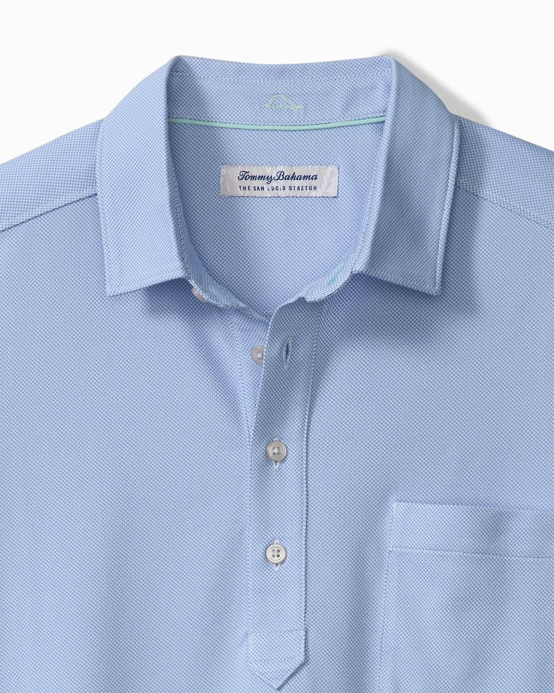 San Lucio Stretch Knit Polo - Rip Tide