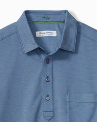 San Lucio Stretch Knit Polo - Eclipse