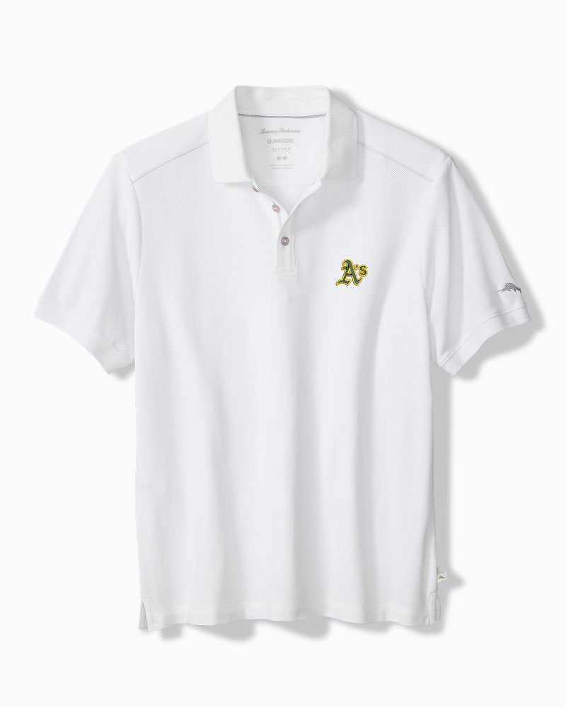 MLB Emfielder Icon Polo - athletics