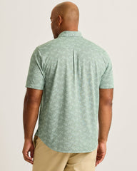 San Lucio Lotus Stretch Knit Shirt - Highland Green