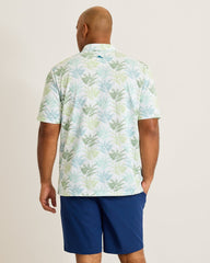 San Lucio Verde Palms Polo Stretch Knit Polo - Elm