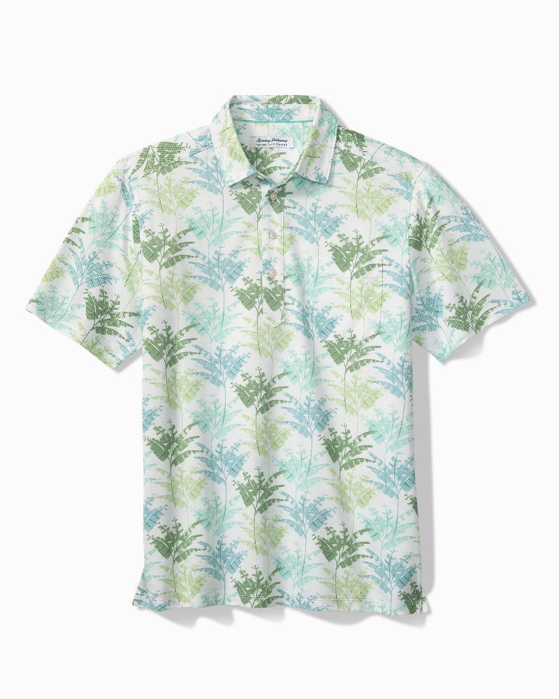 San Lucio Verde Palms Polo Stretch Knit Polo - Elm