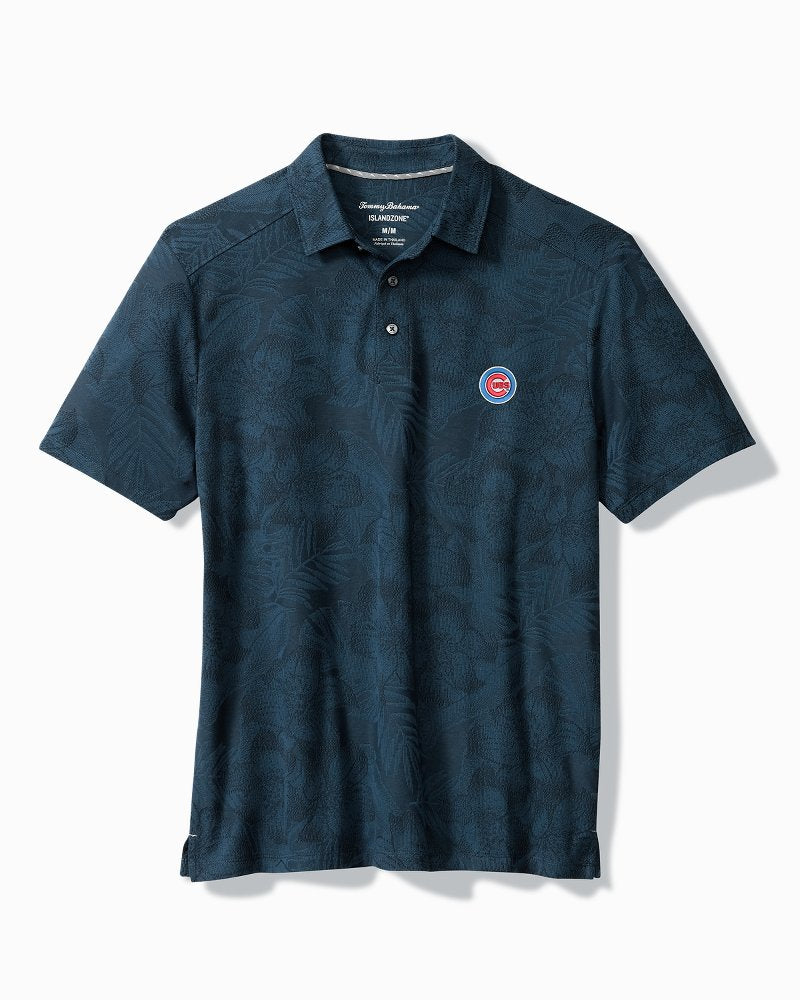 MLB Palm Fresco Hibiscus IslandZone Polo - chicago_cubs