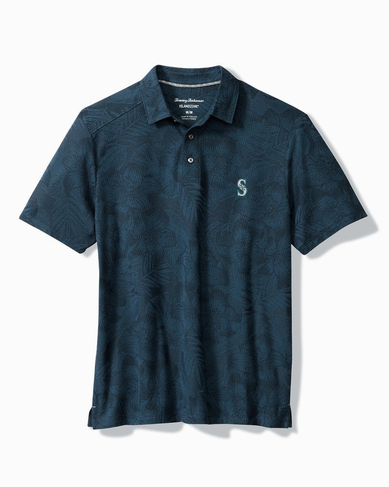 MLB Palm Fresco Hibiscus IslandZone Polo - seattle_mariners