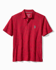 MLB Palm Fresco Hibiscus IslandZone Polo - boston_red_sox
