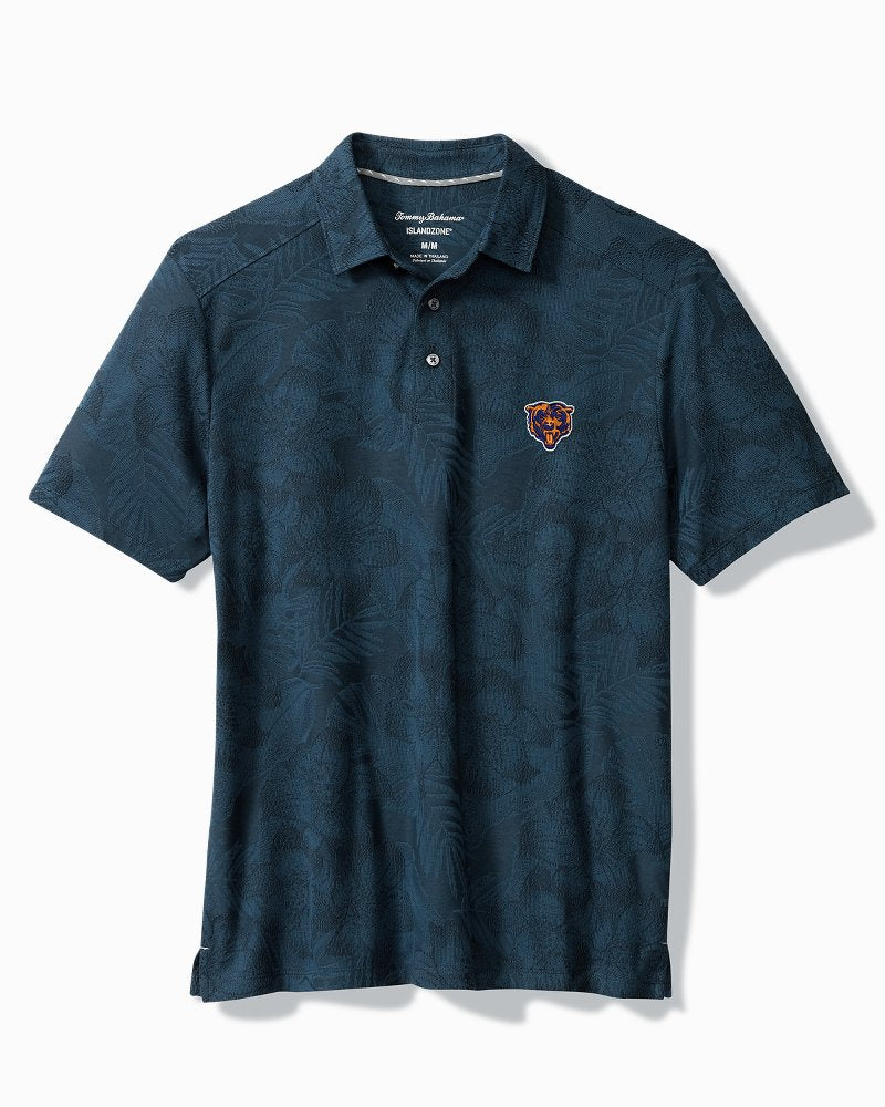 NFL Palm Fresco Hibiscus IslandZone Polo - chicago_bears