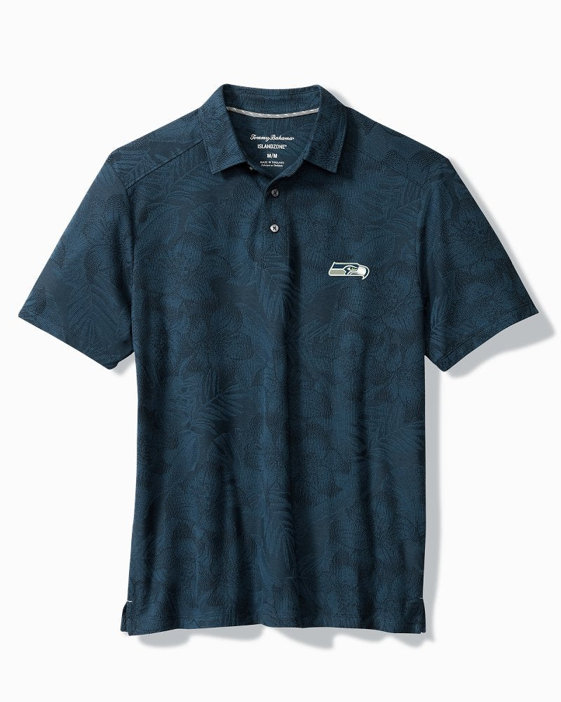 NFL Palm Fresco Hibiscus IslandZone Polo - seattle_seahawks