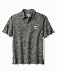 NFL Palm Fresco Hibiscus IslandZone Polo - pittsburgh_steelers
