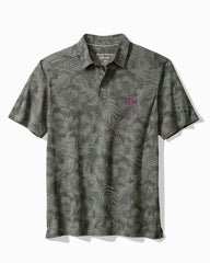 Collegiate Palm Fresco Hibiscus IslandZone Polo - texas_a&m