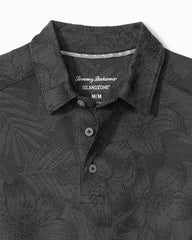 Palm Fresco Hibiscus IslandZone Polo - Coal