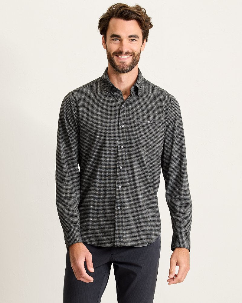 San Sebastian Check IslandZone Shirt - Black
