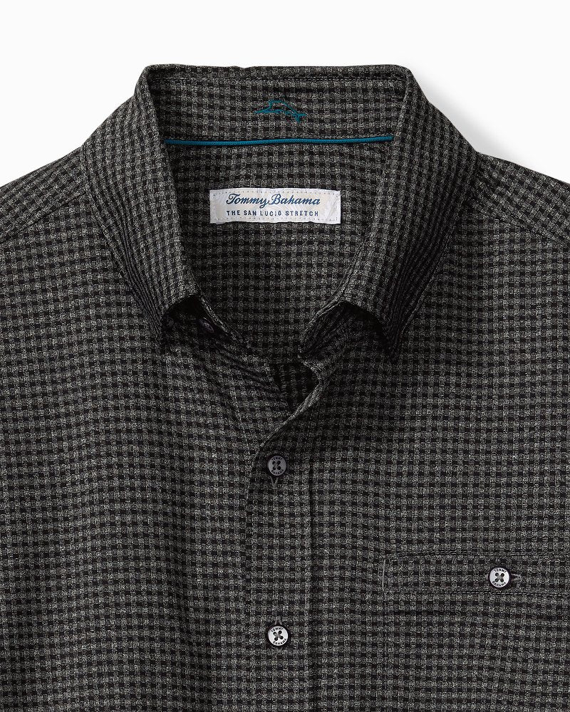 San Sebastian Check IslandZone Shirt - Black