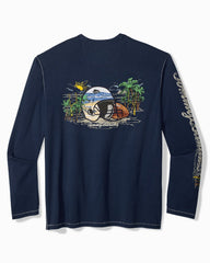 NFL Seaside Snap Long-Sleeve Lux T-Shirt - denver_broncos