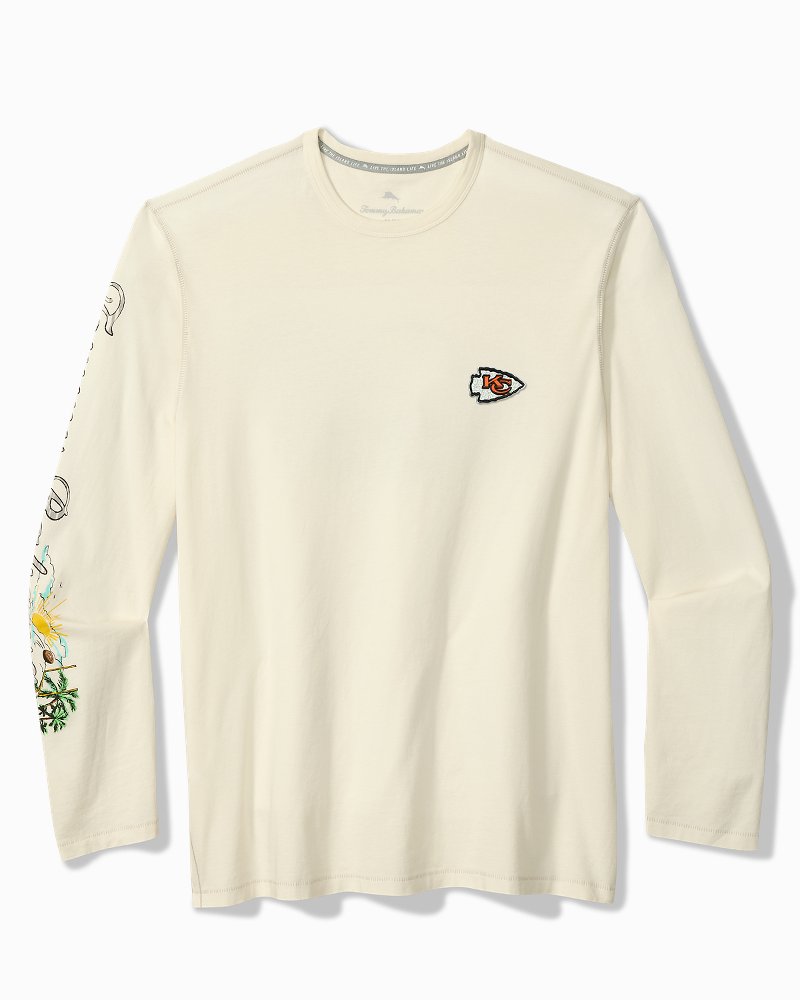 NFL Seaside Snap Long-Sleeve Lux T-Shirt - kansas_city_chiefs