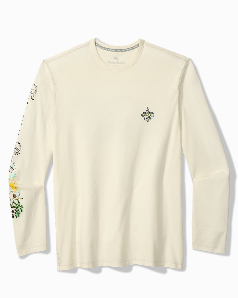 NFL Seaside Snap Long-Sleeve Lux T-Shirt - new_orleans_saints