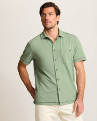 Costa Wave IslandZone Camp Shirt - Dusty Sage