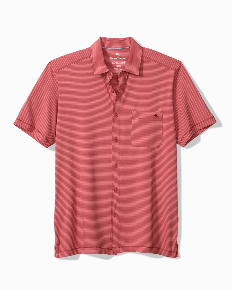 Costa Wave IslandZone Camp Shirt - Wild Geranium