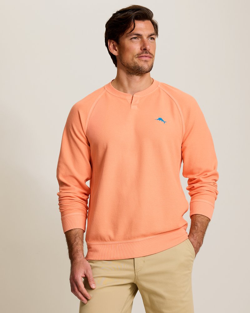 Montego Beach Abaco Sweatshirt - Peach Parrot