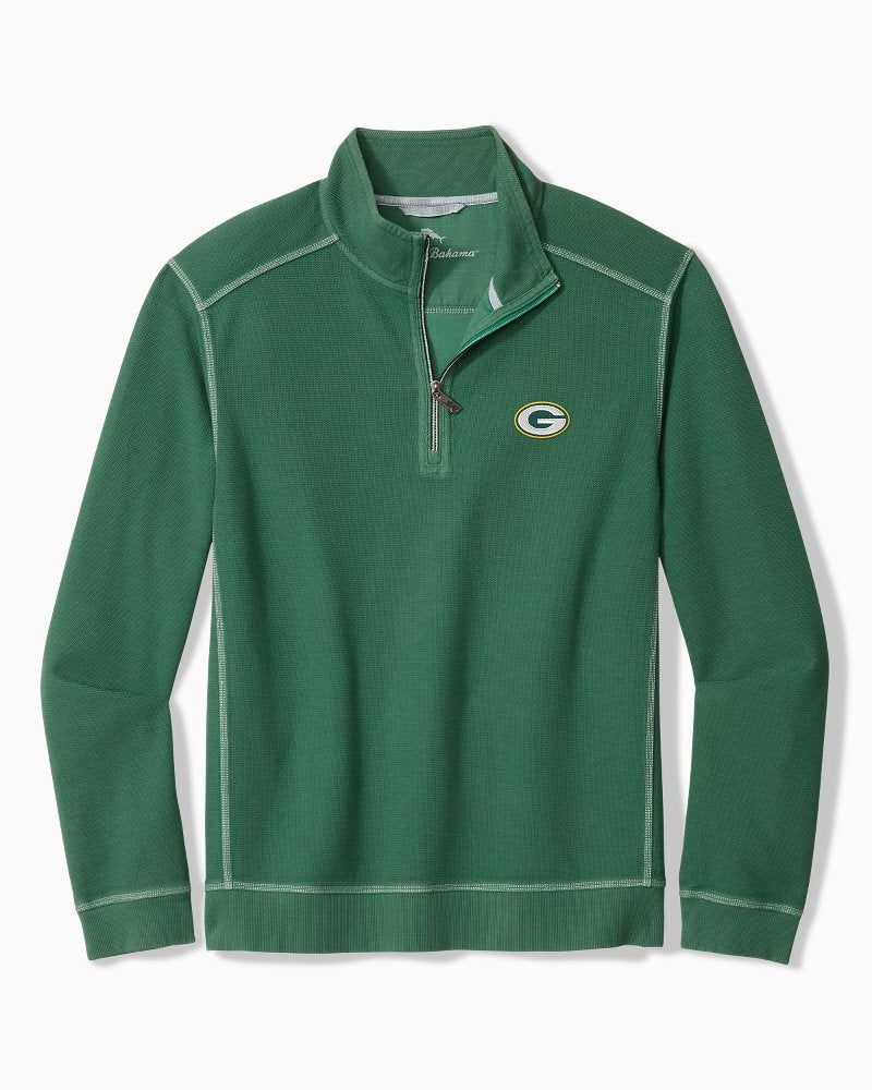 NFL Montego Beach Half-Zip Sweatshirt - green_bay_packers