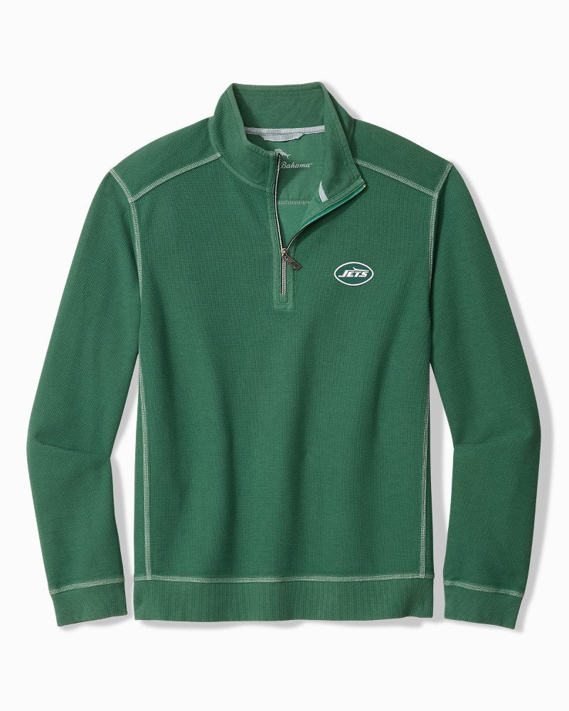NFL Montego Beach Half-Zip Sweatshirt - ny_jets