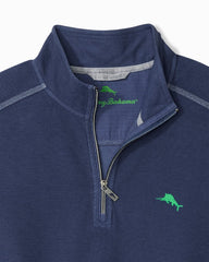 Montego Beach Half-Zip Sweatshirt - Island Navy