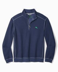 Montego Beach Half-Zip Sweatshirt - Island Navy