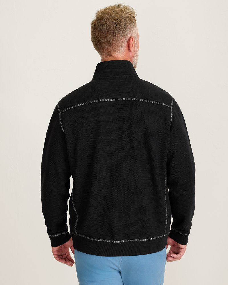 Montego Beach Full-Zip Sweatshirt - Black