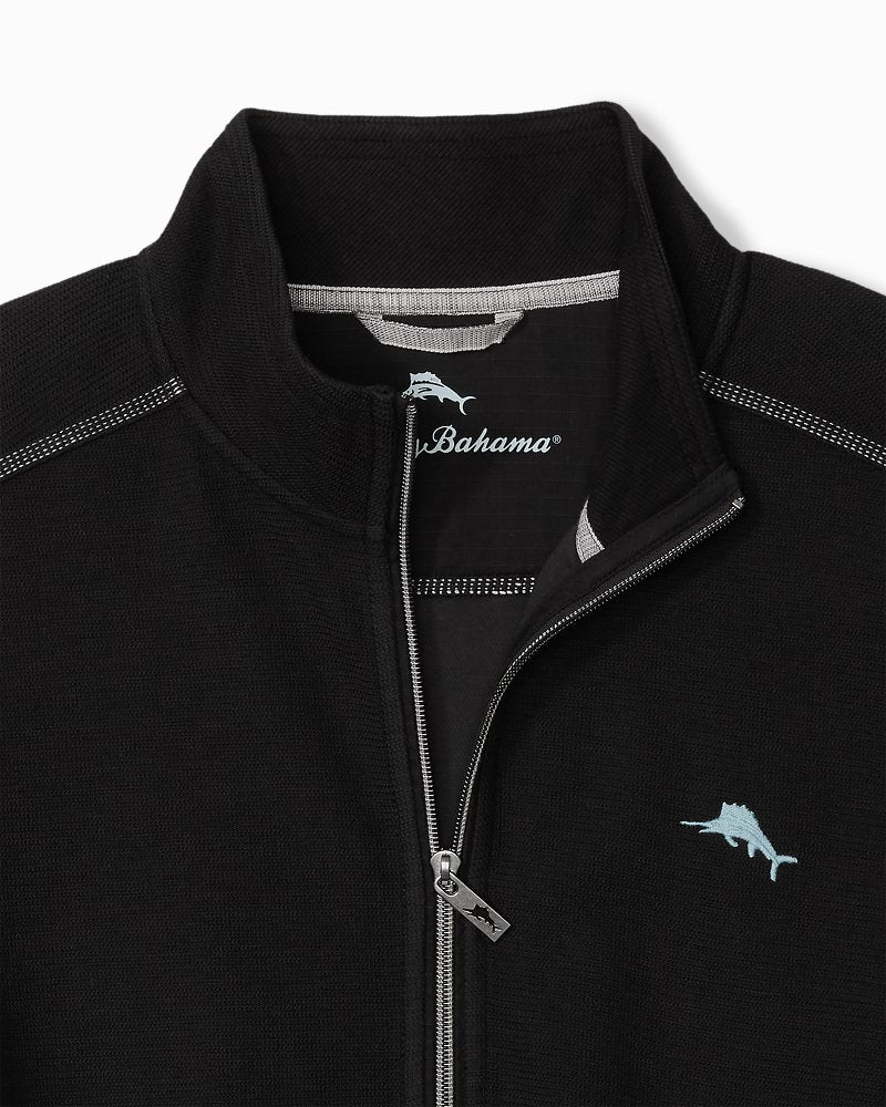 Montego Beach Full-Zip Sweatshirt - Black