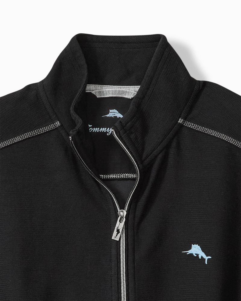 Montego Beach Full-Zip Sweatshirt - Black