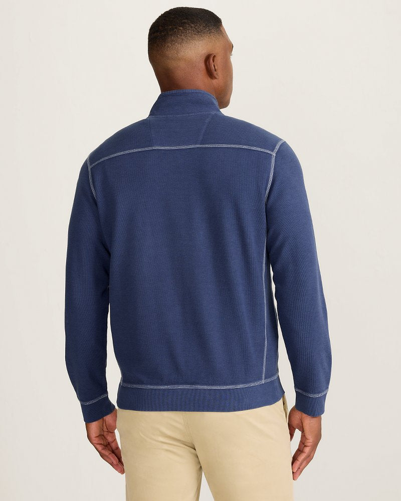 Montego Beach Full-Zip Sweatshirt - Island Navy