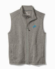NFL Playoff Full Zip Vest - detroit_lions