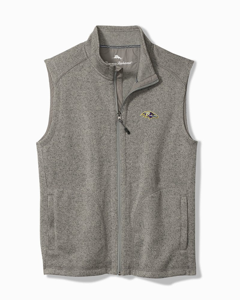 NFL Playoff Full Zip Vest - baltimore_ravens