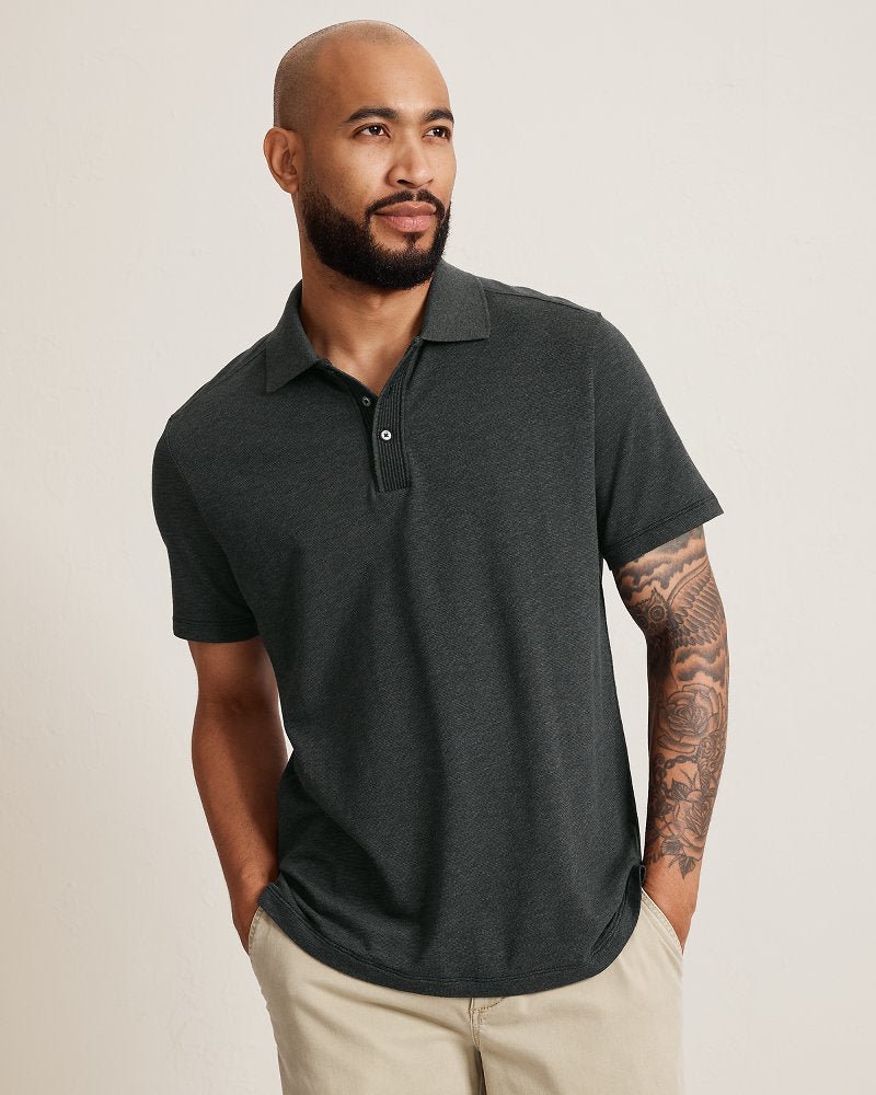Villa Toscano Polo - Black Heather