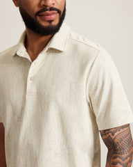 Palisades Paisley Polo - Oyster
