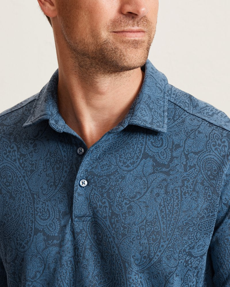 Palisades Paisley Polo - Lake