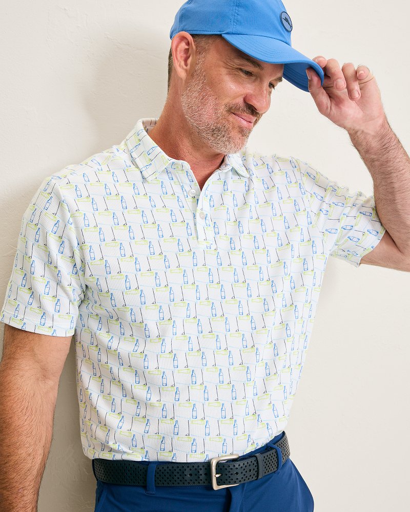 Emfielder Caddies &amp; Cocktails IslandZone Polo - White