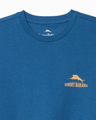 Smokin' Good Time Graphic T-Shirt - Bright Cobalt