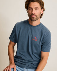 Rum, White &amp; Brew Graphic T-Shirt - Navy Heather