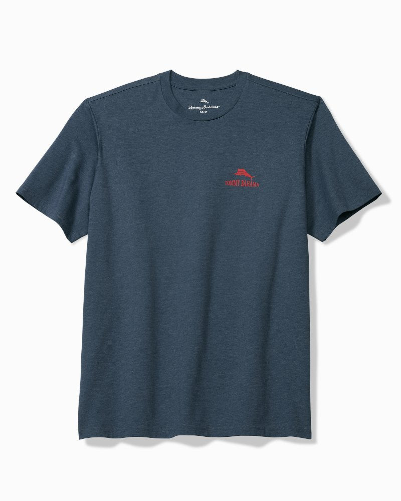 Rum, White &amp; Brew Graphic T-Shirt - Navy Heather